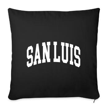 San Luis - Sofakissenbezug 45 x 45 cm - Schwarz - Vorne