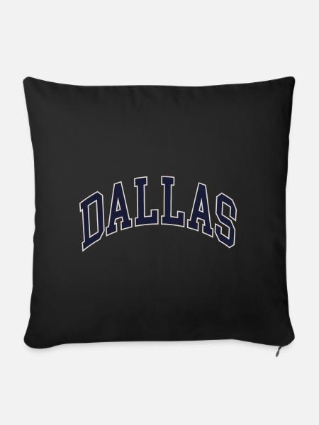 Dallas - Sofakissenbezug 45 x 45 cm - Schwarz