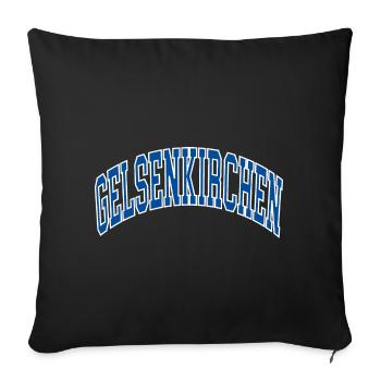 Gelsenkirchen - Sofakissenbezug 45 x 45 cm - Schwarz - Vorne