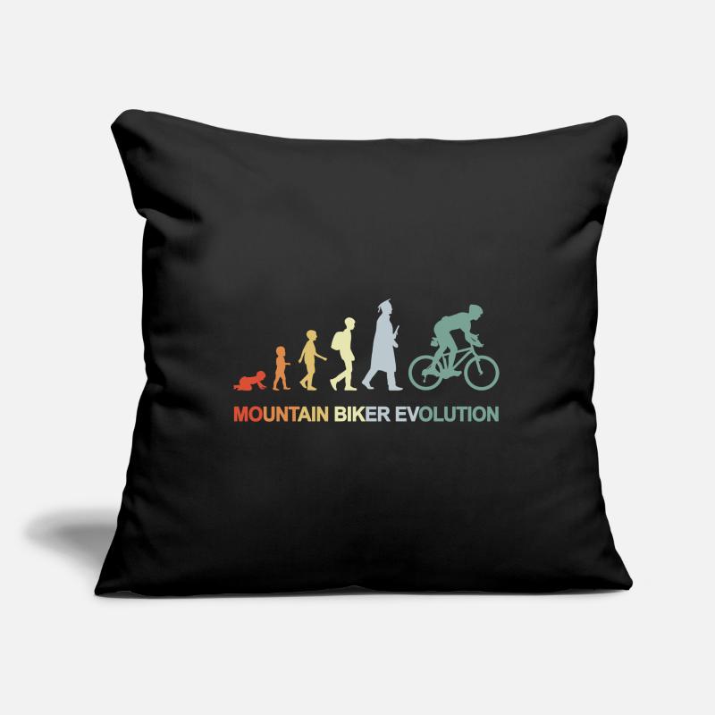 Mountain Biker Evolution Sofa pillowcase 17,3'' x 17,3'' (45 x 45 cm)