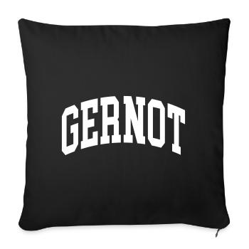 Scott - Sofa pillowcase 17,3'' x 17,3'' (45 x 45 cm) - black - Front