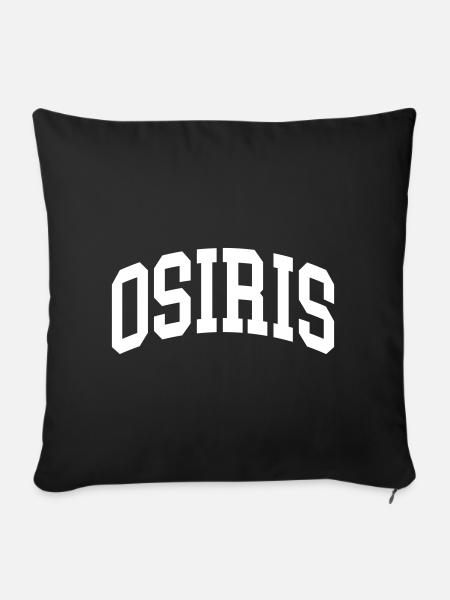 Osiris - Sofakissenbezug 45 x 45 cm - Schwarz