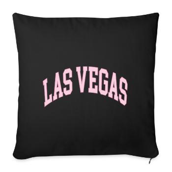 Las Vegas - Housse de coussin décorative 45 x 45 cm - noir - Devant
