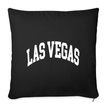 Las Vegas - Housse de coussin décorative 45 x 45 cm - noir - Devant