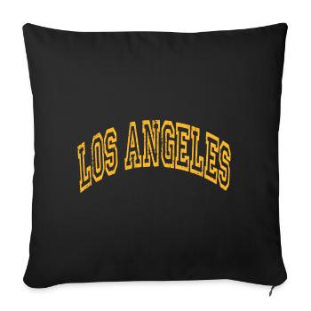Los Angeles - Housse de coussin décorative 45 x 45 cm - noir - Devant