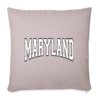 Maryland - Sofa pillowcase 17,3'' x 17,3'' (45 x 45 cm) - light taupe - Front