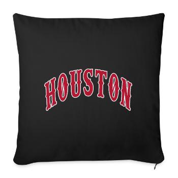 Houston - Sofa pillowcase 17,3'' x 17,3'' (45 x 45 cm) - black - Front