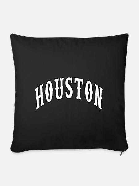 Houston - Sofakissenbezug 45 x 45 cm - Schwarz
