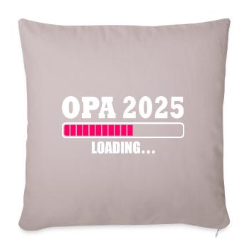 Opa 2025 - Sofakissenbezug 45 x 45 cm - helles Taupe - Vorne