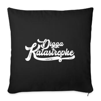 Dogga Katastrophe Script - Sofakissenbezug 45 x 45 cm - Schwarz - Vorne