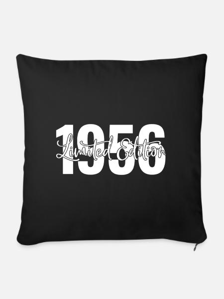 Limited edition 1956 - Sofakissenbezug 45 x 45 cm - Schwarz