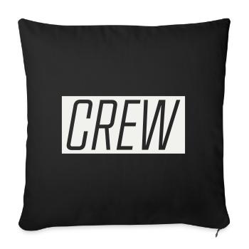 Crew - Sofa pillowcase 17,3'' x 17,3'' (45 x 45 cm) - black - Front