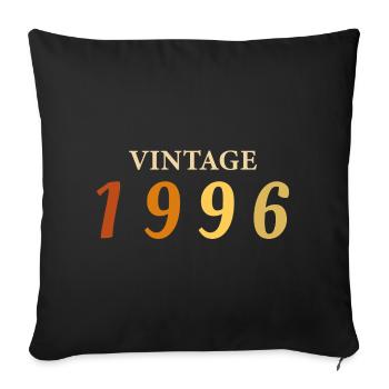 Tee 30 Ans Légende Né(e) 1996 - Housse de coussin décorative 45 x 45 cm - noir - Devant