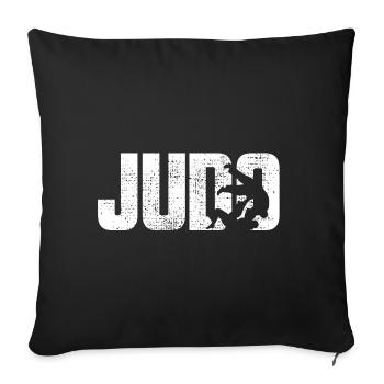Judo - Sofakissenbezug 45 x 45 cm - Schwarz - Vorne