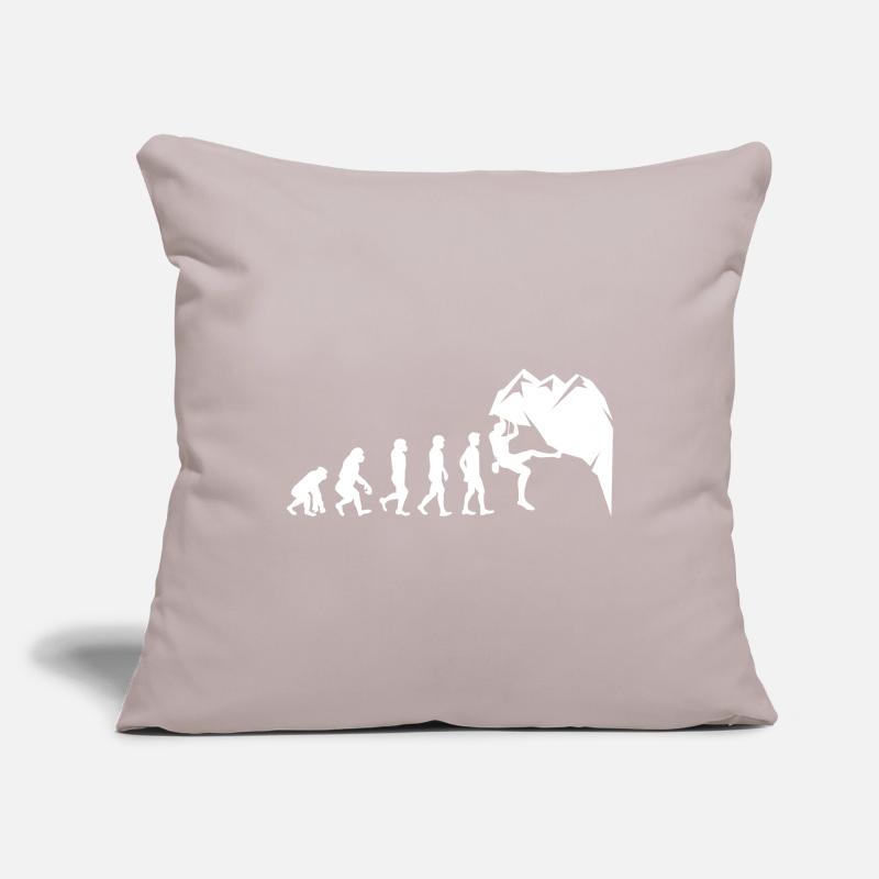 Escalade Bouldering Wall Climber Evolution Housse de coussin décorative 45 x 45 cm