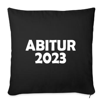 Abitur 2023 - Sofakissenbezug 45 x 45 cm - Schwarz - Vorne