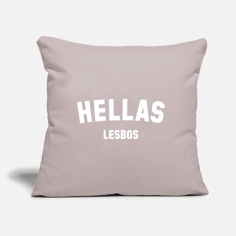 HELLAS LESBOS Greece Sofa pillowcase 17,3'' x 17,3'' (45 x 45 cm)