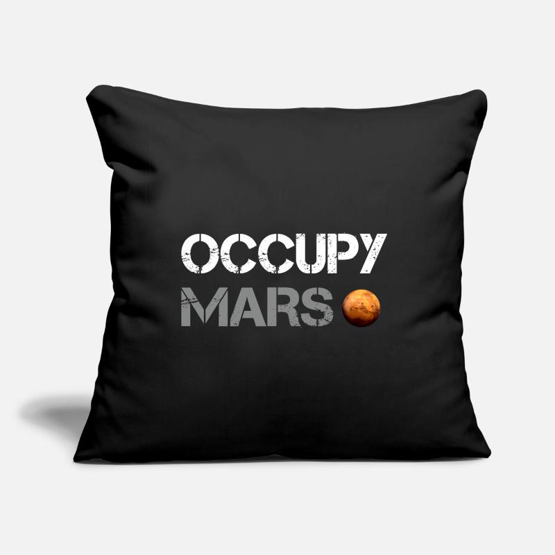 Occupy Mars Planet Space Explor Rocket Science Sofa pillowcase 17,3'' x 17,3'' (45 x 45 cm)