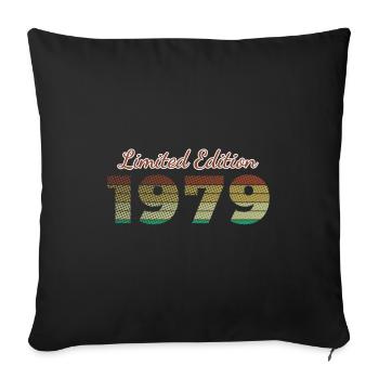45th Anniversary Limited Edition SCR 1979 - Sofa pillowcase 17,3'' x 17,3'' (45 x 45 cm) - black - Front