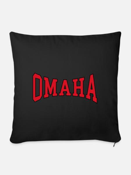 Omaha - Sofakissenbezug 45 x 45 cm - Schwarz