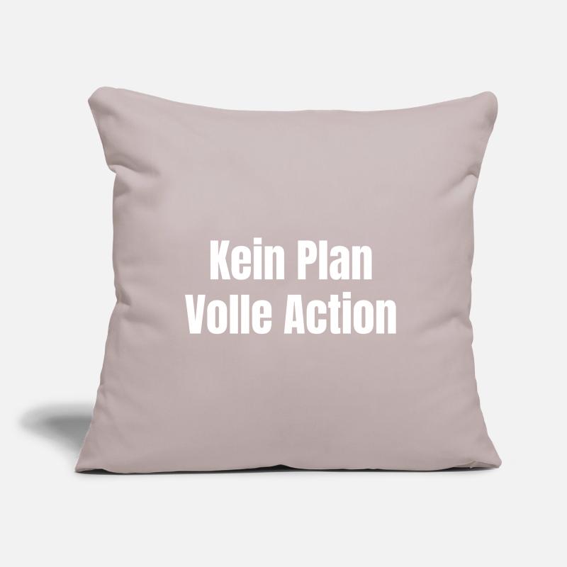 Pas de plan Action complète Housse de coussin décorative 45 x 45 cm