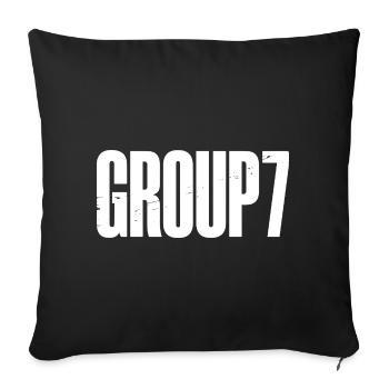 Funny Group 7 67 Meme Halloween Costume - Sofa pillowcase 17,3'' x 17,3'' (45 x 45 cm) - black - Front