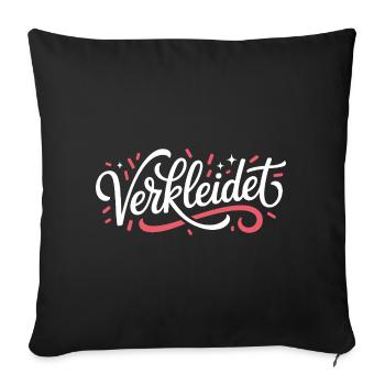 Disguised costume disguise carnival carnival - Sofa pillowcase 17,3'' x 17,3'' (45 x 45 cm) - black - Front