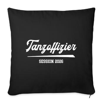 Dance Officer 2026 Prince's Guard Costume Carnival - Sofa pillowcase 17,3'' x 17,3'' (45 x 45 cm) - black - Front