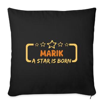 Held Marik - Sofakissenbezug 45 x 45 cm - Schwarz - Vorne