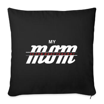 Chemise Ma Maman Le Meilleur Professeur - Housse de coussin décorative 45 x 45 cm - noir - Devant