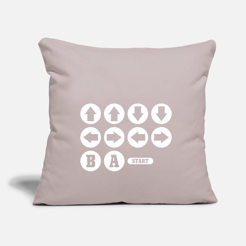 Cheat Code Jeu vidéo Housse de coussin décorative 45 x 45 cm