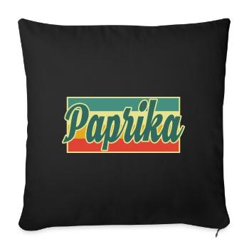 paprika - Sofa pillowcase 17,3'' x 17,3'' (45 x 45 cm) - black - Front
