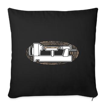 Calculs - Housse de coussin décorative 45 x 45 cm - noir - Devant