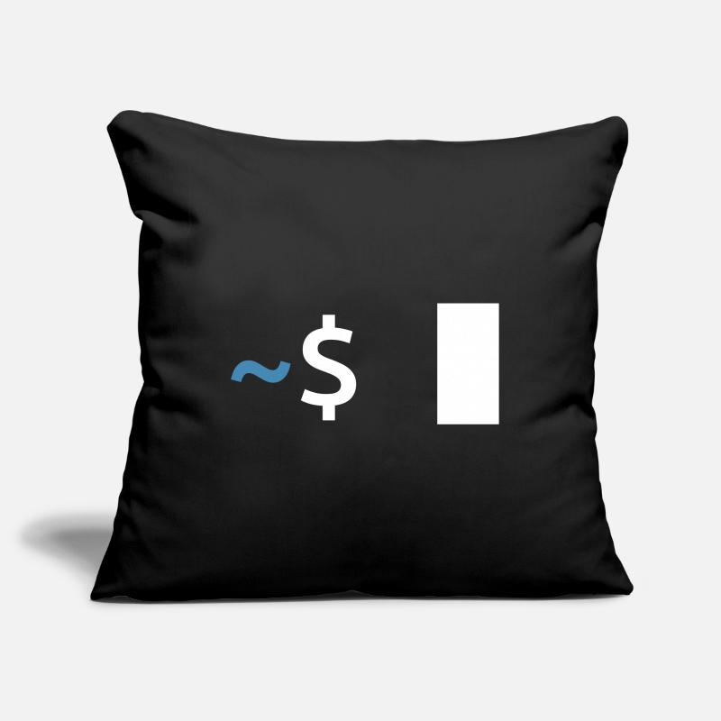 Linux Shell Command Sofa pillowcase 17,3'' x 17,3'' (45 x 45 cm)