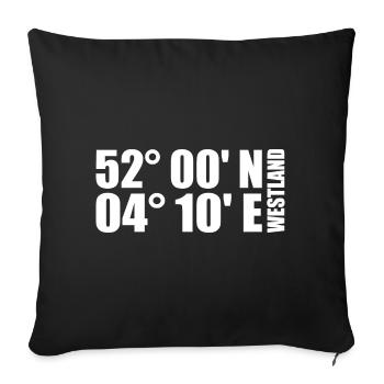 Coordonnées Westland - Housse de coussin décorative 45 x 45 cm - noir - Devant