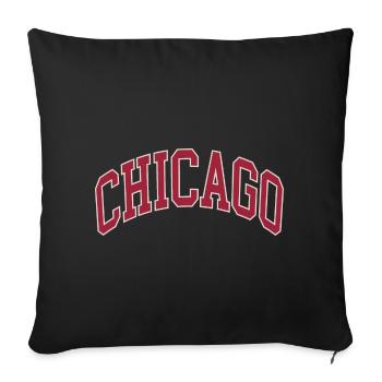 Chicago - Sofakissenbezug 45 x 45 cm - Schwarz - Vorne