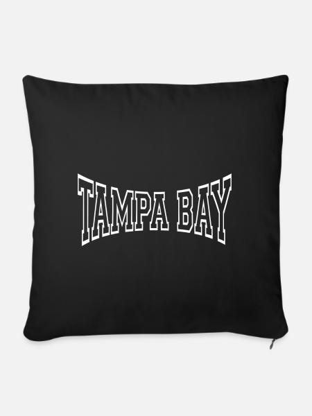 Tampa Bay - Sofakissenbezug 45 x 45 cm - Schwarz