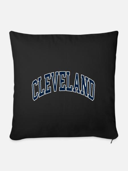 Cleveland - Sofakissenbezug 45 x 45 cm - Schwarz