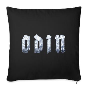 Odin - Sofakissenbezug 45 x 45 cm - Schwarz - Vorne