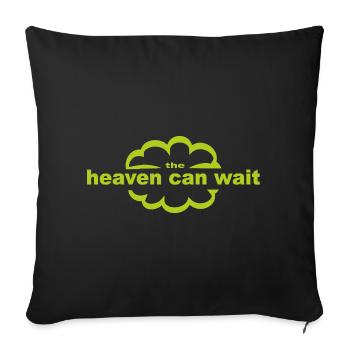 heaven_can_wait - Sofakissenbezug 45 x 45 cm - Schwarz - Vorne