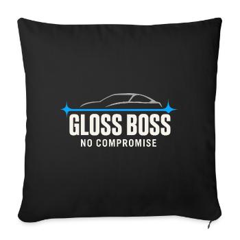 Peinture Auto Detailer Buffer Pro - Housse de coussin décorative 45 x 45 cm - noir - Devant
