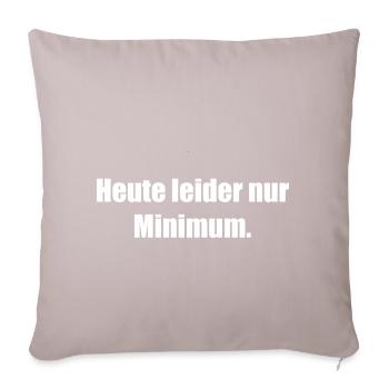 Unfortunately only a minimum today - Sofa pillowcase 17,3'' x 17,3'' (45 x 45 cm) - light taupe - Front