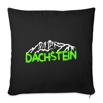 Dachstein Ramsau Souvenir Shirt - Sofa pillowcase 17,3'' x 17,3'' (45 x 45 cm) - black - Front