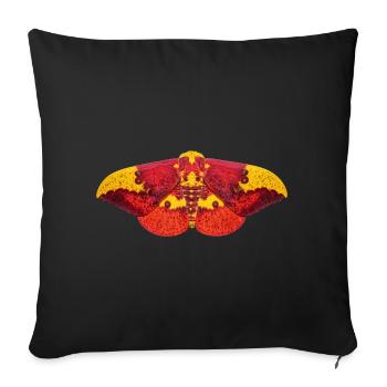 Imperial Moth Eacles imperialis - Housse de coussin décorative 45 x 45 cm - noir - Devant