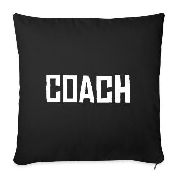 Coach - Sofa pillowcase 17,3'' x 17,3'' (45 x 45 cm) - black - Front