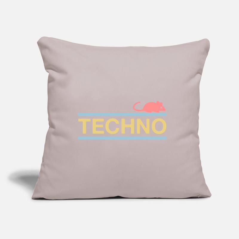 ★ design colors changeable ★ Technomaus (mouse) Sofa pillowcase 17,3'' x 17,3'' (45 x 45 cm)