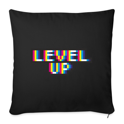 Pixelart No. 21 (Level Up) - bunt/colour - Sofakissenbezug 45 x 45 cm