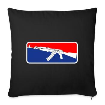AK47 Rifle Special Unit Soldiers - Sofa pillowcase 17,3'' x 17,3'' (45 x 45 cm) - black - Front