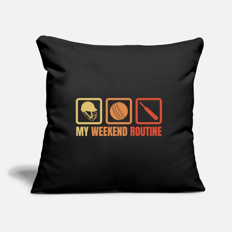 My Weekend Routine Sofa pillowcase 17,3'' x 17,3'' (45 x 45 cm)