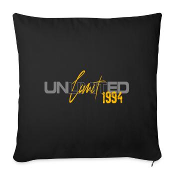 30th Birthday Legend since 1994 - Sofa pillowcase 17,3'' x 17,3'' (45 x 45 cm) - black - Front